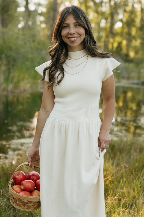 Maeve Dress-Cream