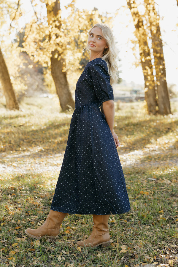 Elara Dress-Denim