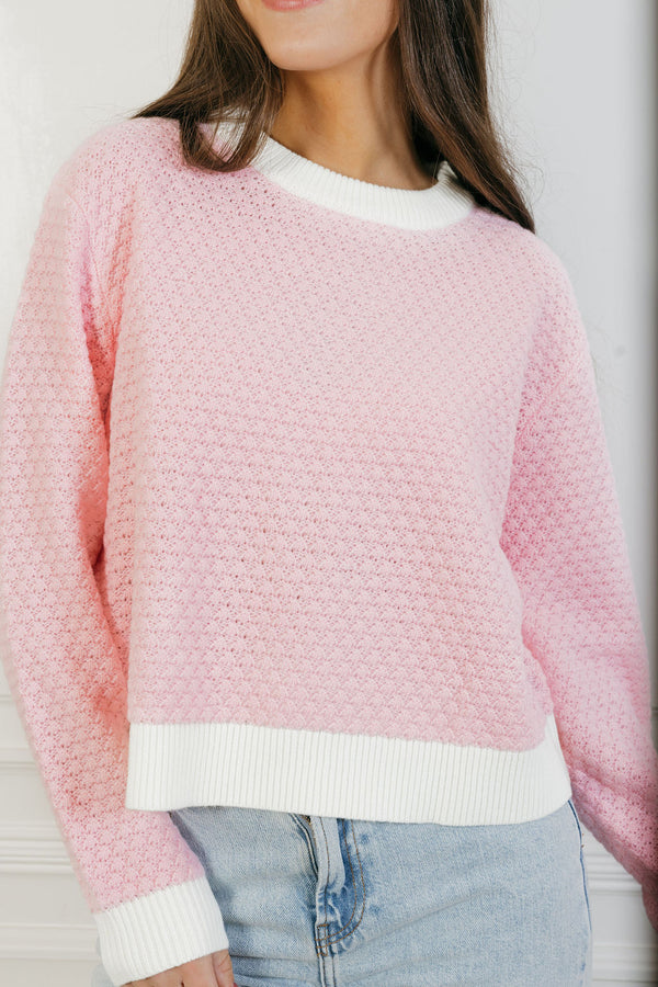 Paulette Sweater-Pink