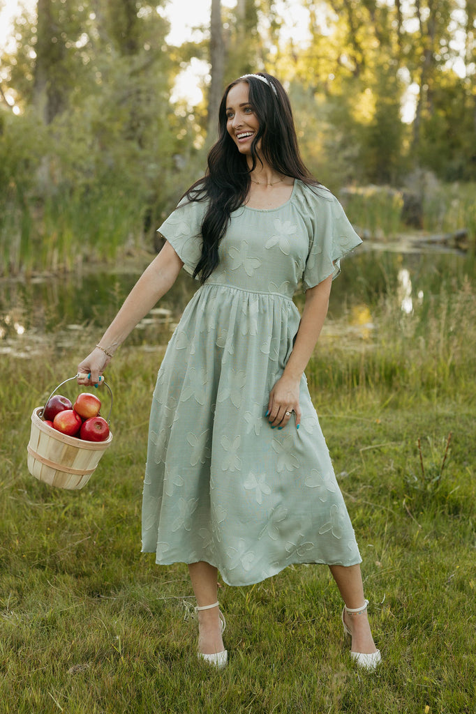 Beatrice Dress-Sage Love Olive Co Beatrice Dress-Sage Love Olive Co