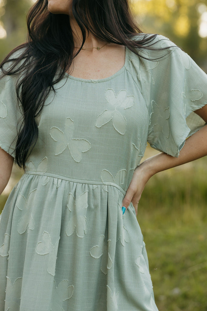 Beatrice Dress-Sage Love Olive Co Beatrice Dress-Sage Love Olive Co