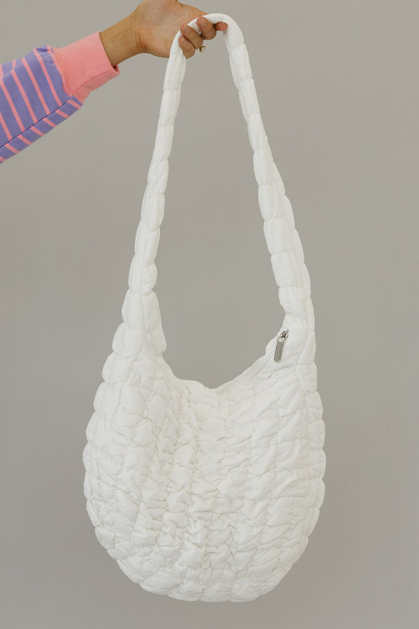 Extra Large Farris Quilted Shoulder Bag