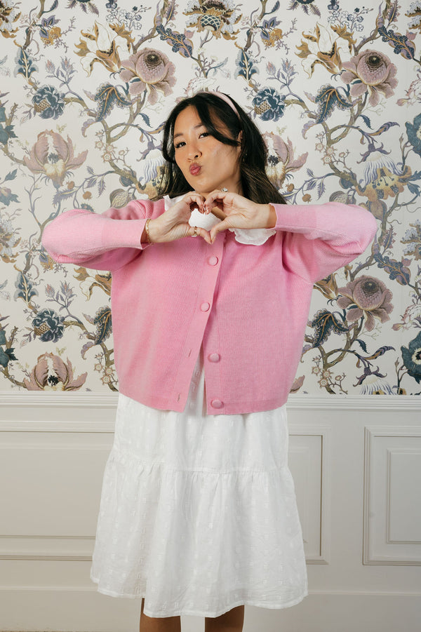Marcie Cardigan-Pink