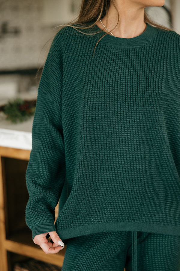 Piper Sweater-Emerald