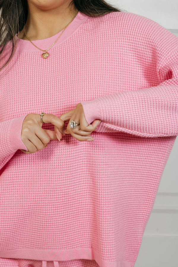 Piper Sweater-Pink