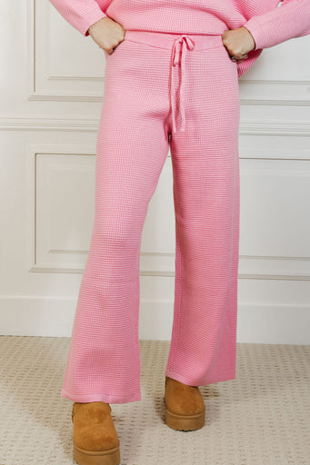 Piper Sweater Pants-Pink