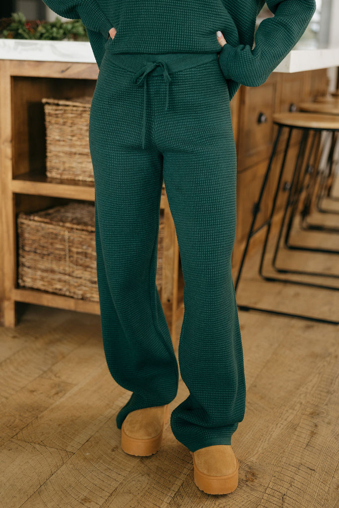 Piper Sweater Pants-Emerald