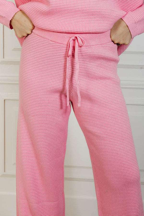Piper Sweater Pants-Pink