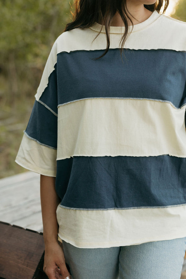 Kora Tee-Cream/Navy