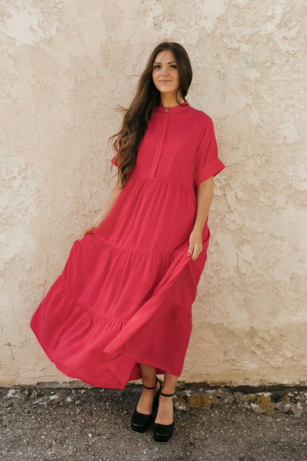 Liberty Dress-Hot Pink