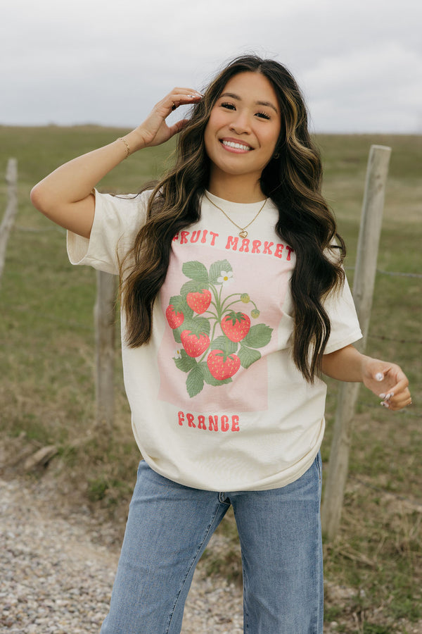 French Market Tee-Ivory