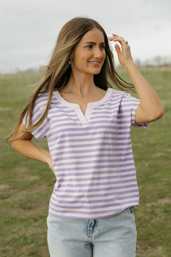 Kaley Top-Lilac/Purple