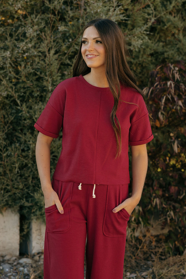 Fitz Top-Burgundy