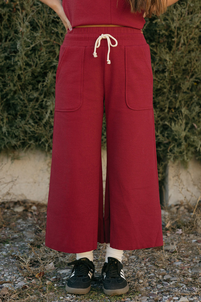 Fitz Pants-Burgundy