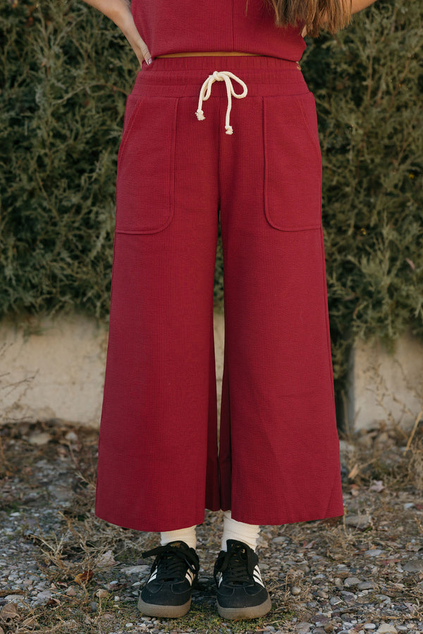 Fitz Pants-Burgundy