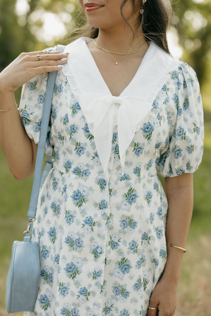 Catherine Dress-French Blue