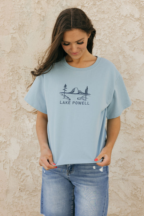 Lake Powell Park Tee-Sky Blue