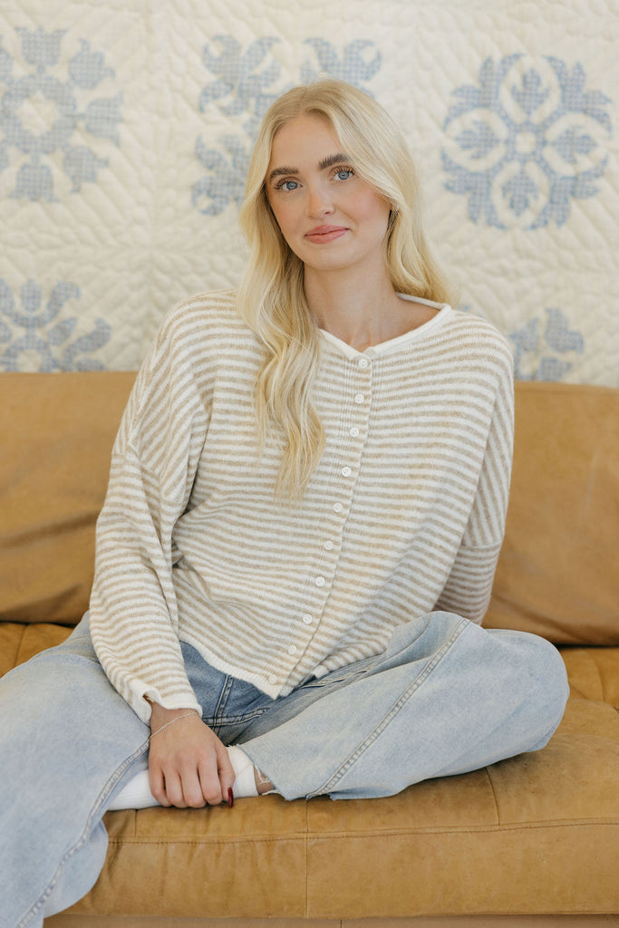 Luanne Cardigan-Khaki