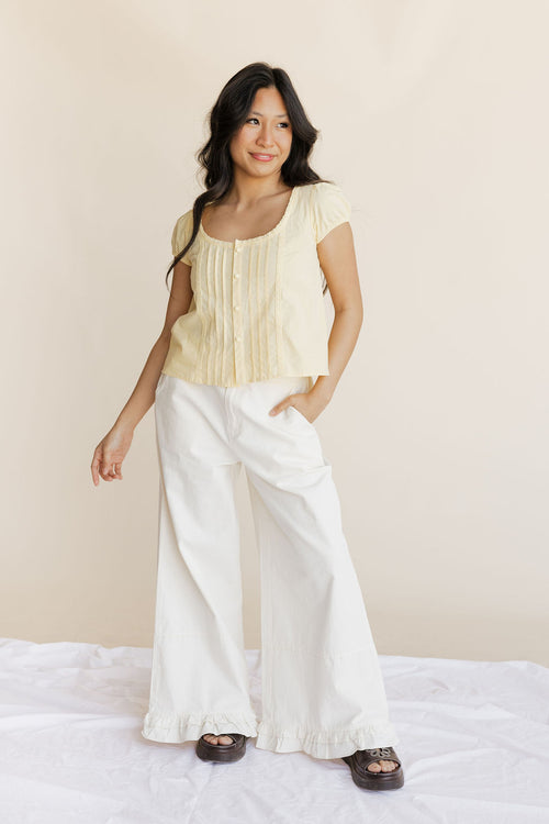 Meg Top-Butter Yellow