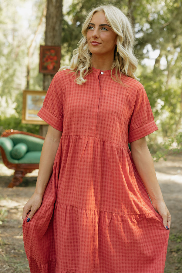Liberty Dress-Scarlet Gingham