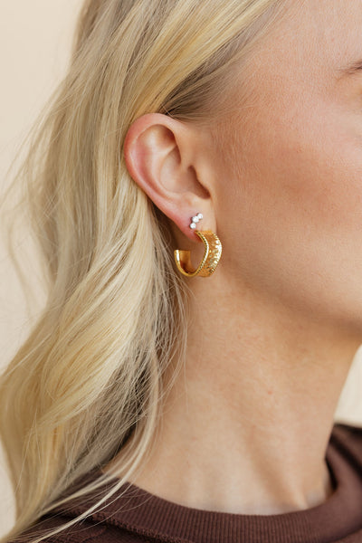 Carlie Earrings-18K Gold Dipped