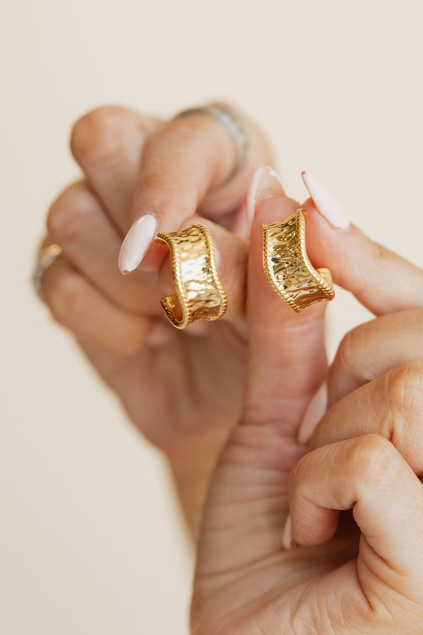 Carlie Earrings-18K Gold Dipped