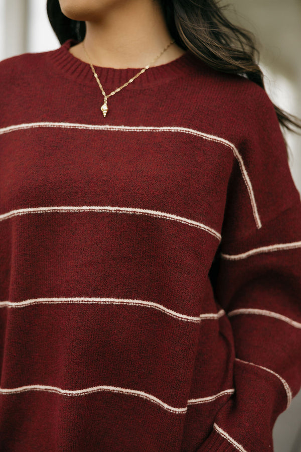 Janie Sweater-Redwood