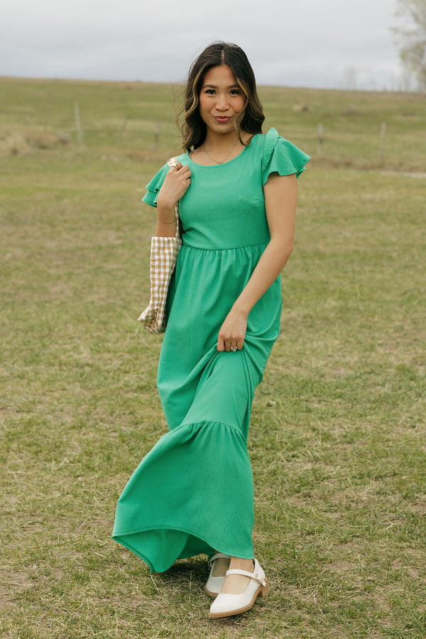 Pippa Dress-Green