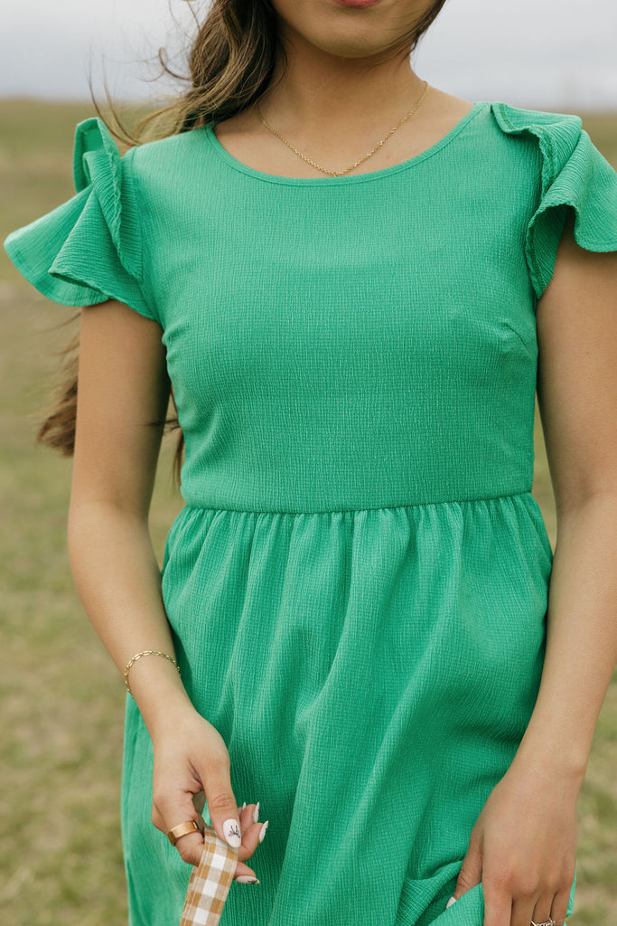 Pippa Dress-Green Love Olive Co Pippa Dress-Green Love Olive Co