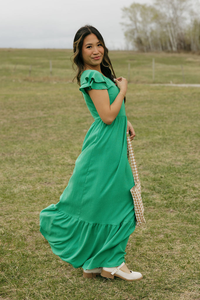 Pippa Dress-Green L / Green