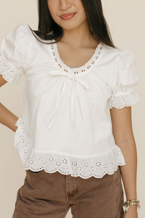 Sandy Top-White