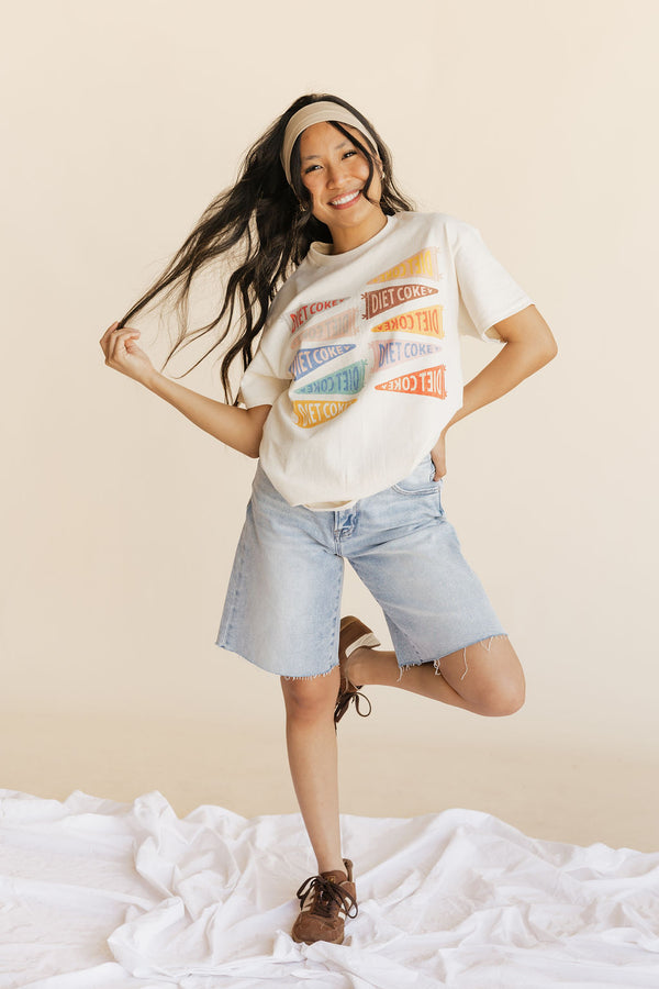 Annie Shorts-Light Wash