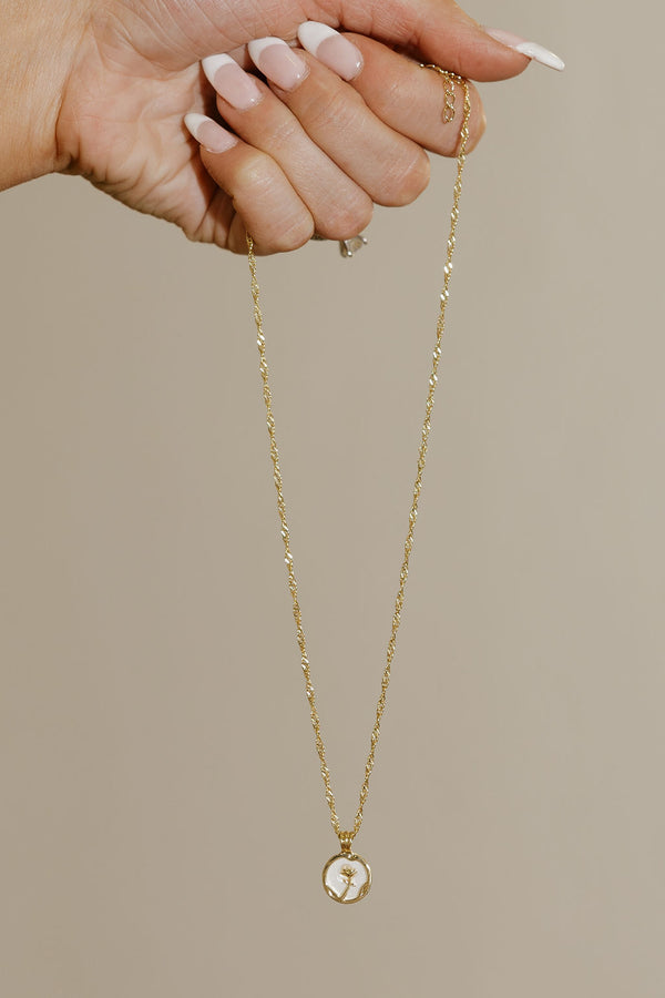 Rosemarie Necklace-Gold