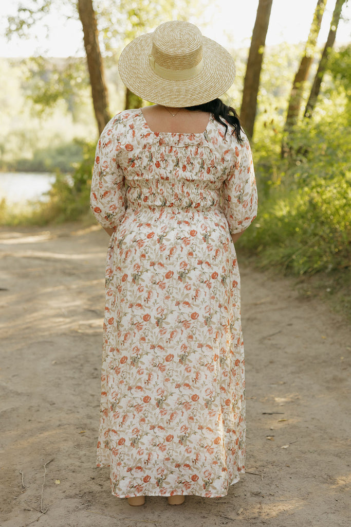 Kiera Dress-Ivory Floral – Love Olive Co