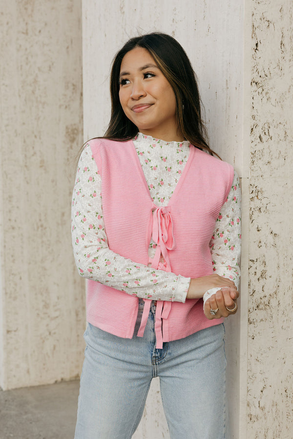 Kacy Vest-Bubblegum