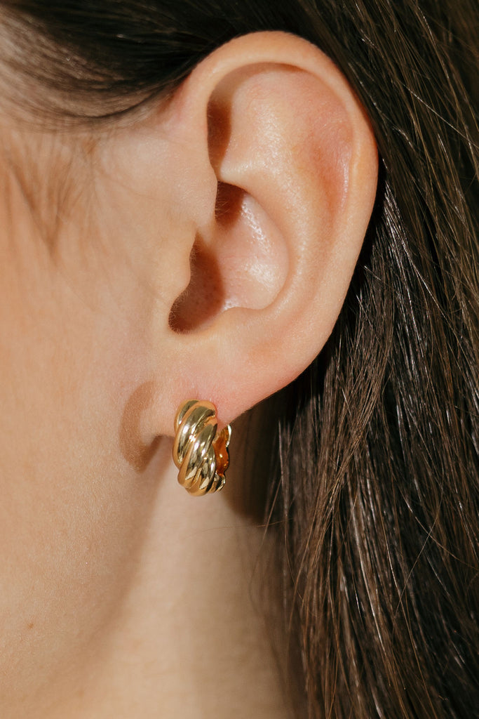 Cecilia Earrings-Gold
