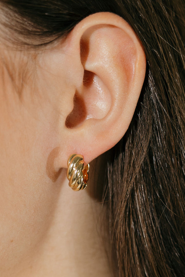 Cecilia Earrings-Gold