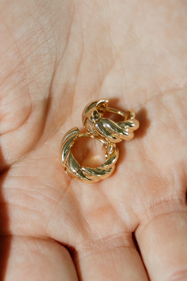 Cecilia Earrings-Gold