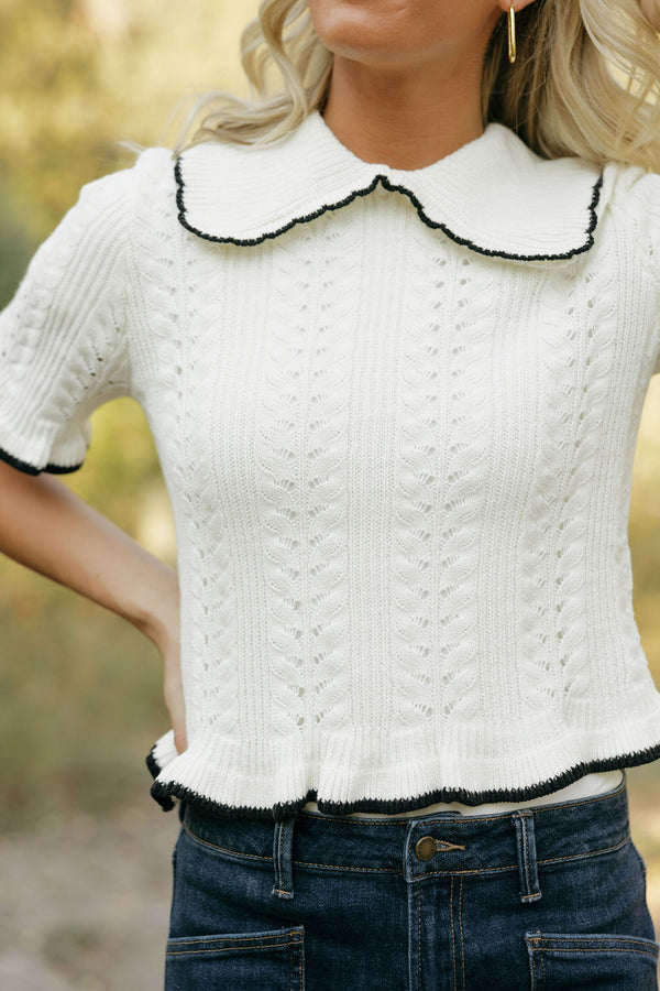 Evalyn Top-Off White