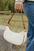 Crescent Bag-Cream/Camel