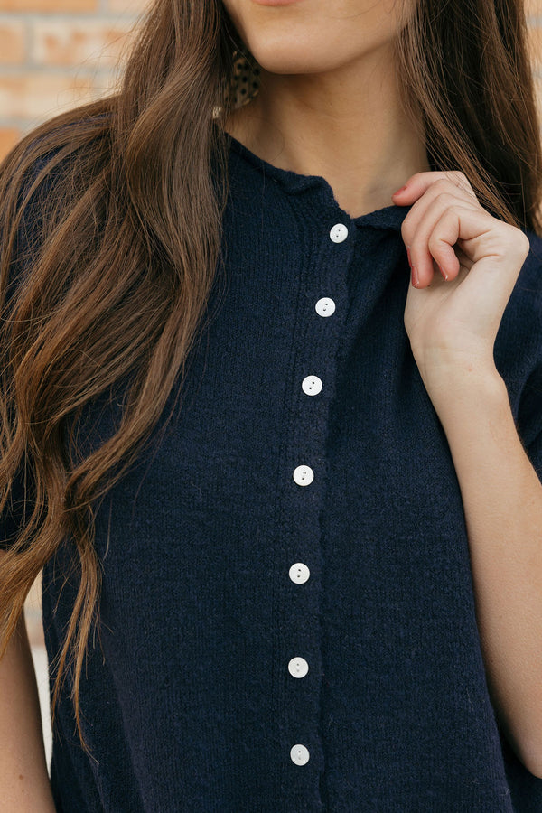 Emery Cardigan-Navy