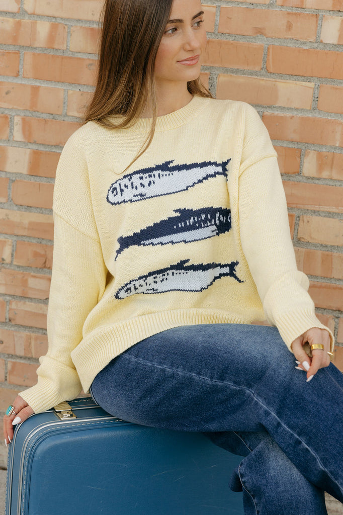 Sardine Sweater-Butter Yellow
