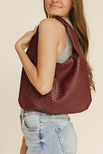 Marla Shoulder Bag-Deep Red