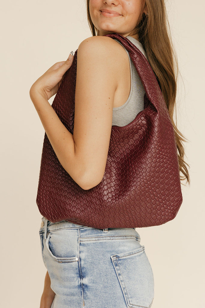 Marla Shoulder Bag-Deep Red