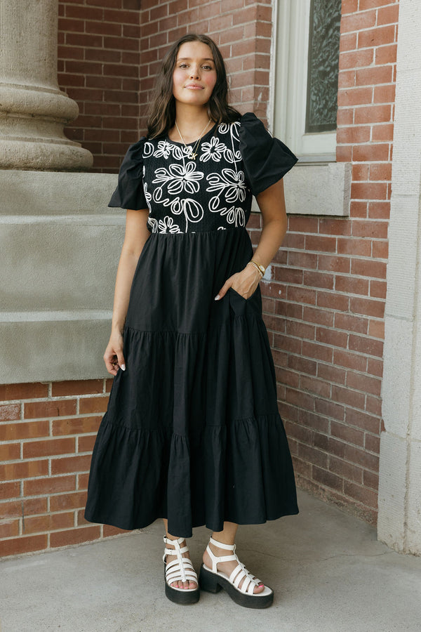 Alecia Dress-Black
