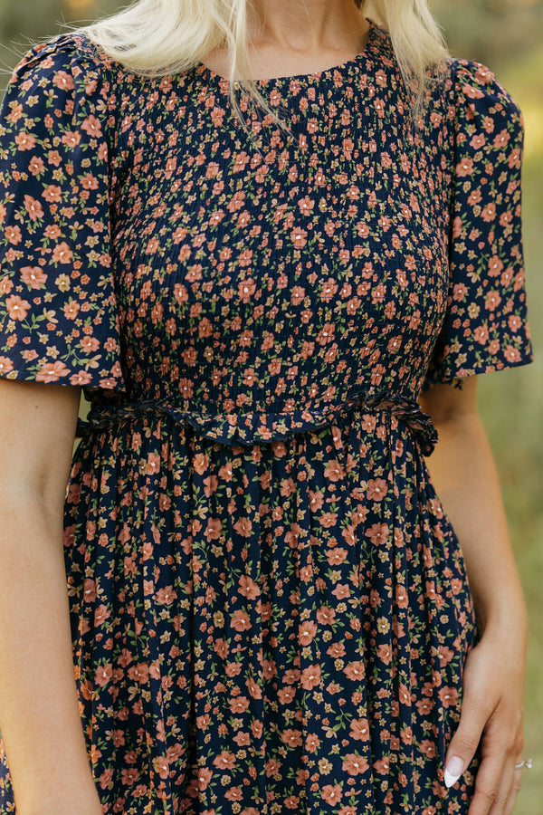 Winona Dress-Midnight Floral