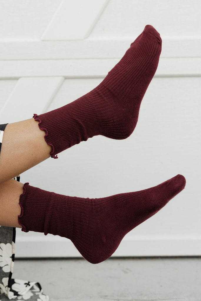 Frill Trim Socks