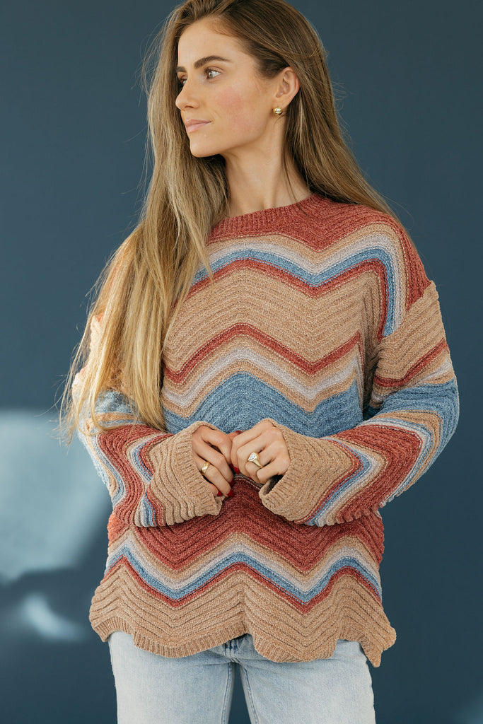 Jacque Sweater-Rose Multi