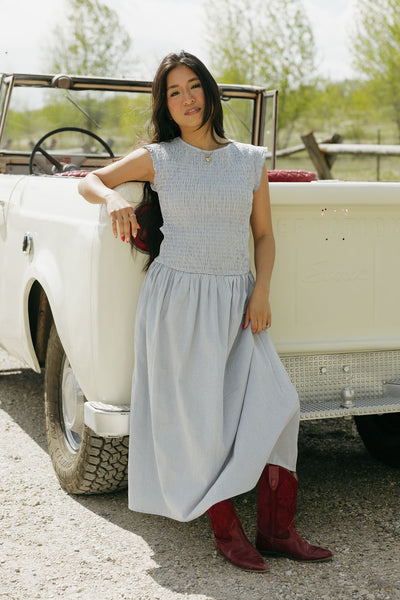 Averie Dress-Blue Gingham