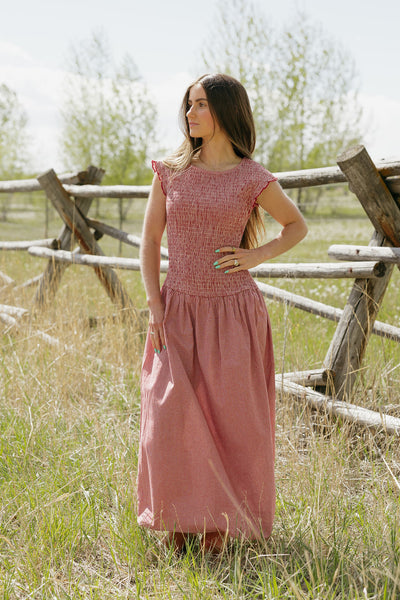 Averie Dress-Red Gingham